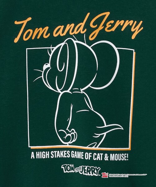 green label relaxing（グリーンレーベルリラクシング）の「【別注】＜URBAMENT＞TOM AND JERRY スウェット / トレーナー  / キッズ  140cm-150cm（スウェット・キッズ・ケリーグリーン/コバルトブルー/ネイビー・140cm/150cm）」の14枚目の写真