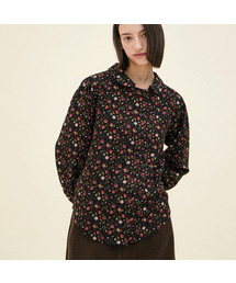 CHIQUITA（チキータ）の「Double Shirt (Flower) Black 244303FBK（シャツ/ブラウス）」