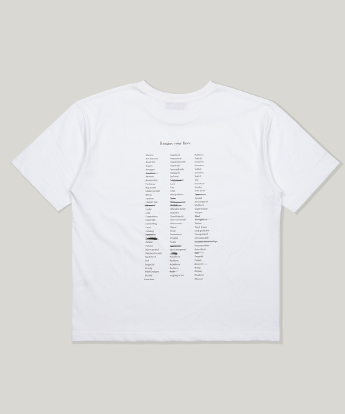 FLAWSROOM（フローズルーム）の「Image T-shirts [WHITE]（Tシャツ/カットソー・メンズ・その他・MEDIUM/LARGE）」の3枚目の写真