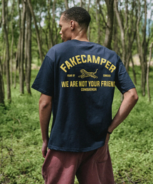 FAKE CAMPER（フェイクキャンパー）の「タイガーオリジナルヴィンテージ半袖Tシャツ[ネイビー]（Tシャツ/カットソー）」