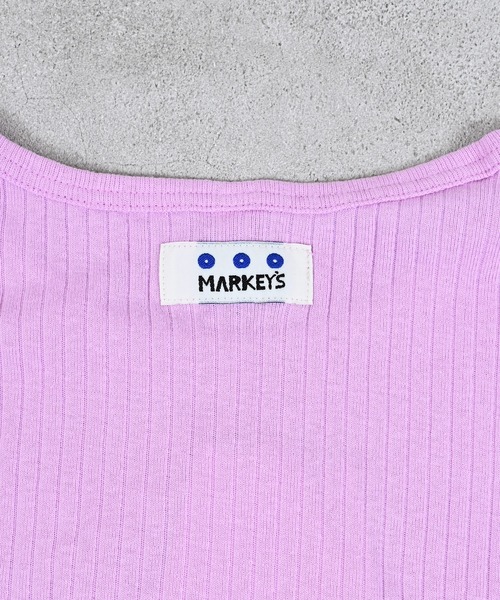 MARKEY'S(マーキーズ)の「サテンフリルリブカットソー/おとな(Tシャツ/カットソー・レディース・グレー/ライトブルー/ピンク・160cm)」の14枚目の写真