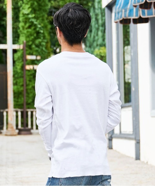 SILVER BULLET(シルバーバレット)の「『JEMORGAN LONG JOHNS/ジェーイーモーガンロングジョーンズ』クールネック長袖Tシャツ【+】(Tシャツ/カットソー・メンズ・グレー/ブラック/チャコールグレー/ホワイト・XL/L/M/S)」の15枚目の写真