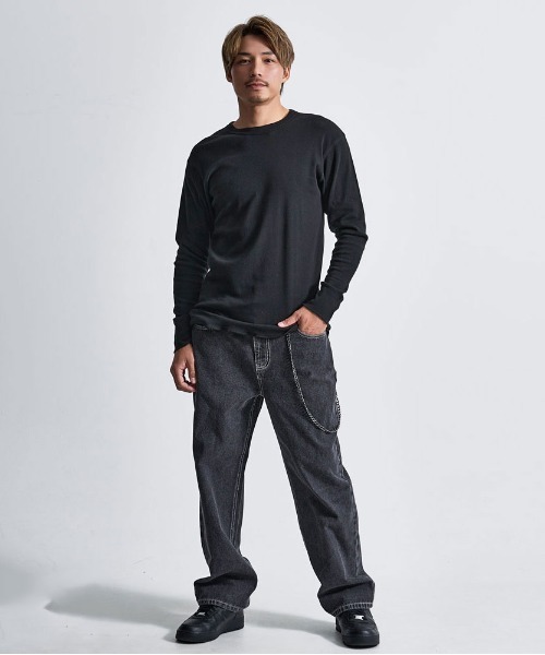 SILVER BULLET(シルバーバレット)の「『JEMORGAN LONG JOHNS/ジェーイーモーガンロングジョーンズ』クールネック長袖Tシャツ【+】(Tシャツ/カットソー・メンズ・グレー/ブラック/チャコールグレー/ホワイト・XL/L/M/S)」の19枚目の写真
