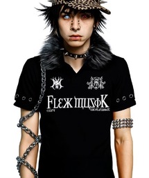 COZY WORLDWIDE（コージーワールドワイド）の「【Cozy world Wide】"BBY TECHBOI" FUR POLO / 【コージーワールドワイド】ロゴグラフィックファーカラー半袖ポロシャツ（ポロシャツ）」