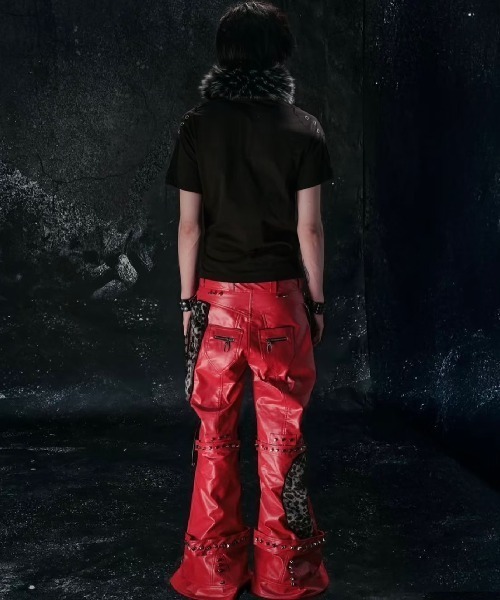 COZY WORLDWIDE(コージーワールドワイド)の「【Cozy world Wide】"BBY TECHBOI" FUR POLO / 【コージーワールドワイド】ロゴグラフィックファーカラー半袖ポロシャツ(ポロシャツ・メンズ・ブラック/ピンク・S/M)」の13枚目の写真