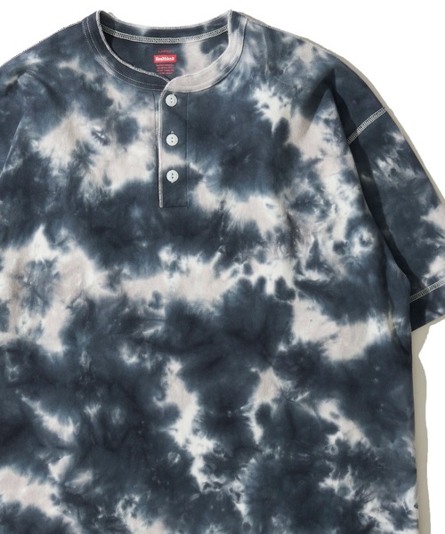 Healthknit】Henleyneck S/S Tee Tye-dye / タイダイ染め ヘンリー