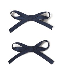 SHIPS（シップス）の「SHIPS KIDS:サテン リボン デザイン ヘアクリップ 2コセット（バレッタ/ヘアクリップ）」