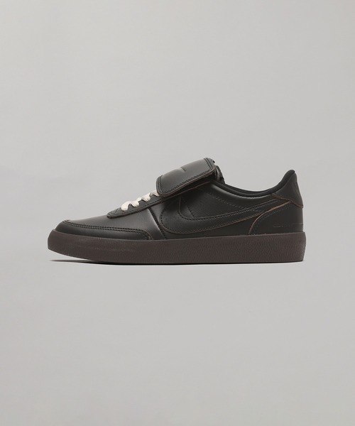 NIKE(ナイキ)の「NIKE KILLSHOT 2 LEATHER PRM IR0801-010(スニーカー・レディース・ブラック・25cm/24.5cm/24cm/23.5cm/23cm)」の1枚目の写真