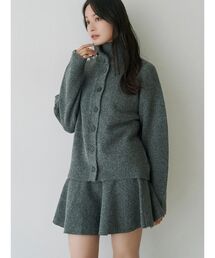 セール】【WEB限定カラーあり】シャツレイヤード風ニットドッキング