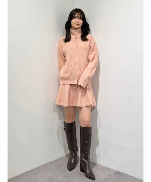 MERCURYDUO(マーキュリーデュオ)の「【追加生産】メランジニットセットアップ(ワンピース・レディース・グレー/オフホワイト/ピンク・SMALL/MEDIUM)」の8枚目の写真