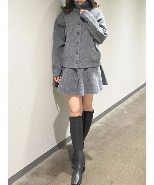 MERCURYDUO（マーキュリーデュオ）の「【追加生産】メランジニットセットアップ（ワンピース・レディース・グレー/オフホワイト/ピンク・SMALL/MEDIUM）」の18枚目の写真