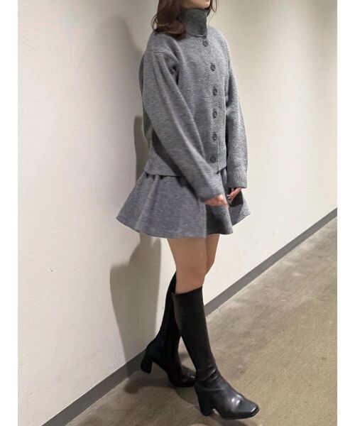 MERCURYDUO（マーキュリーデュオ）の「【追加生産】メランジニットセットアップ（ワンピース・レディース・グレー/オフホワイト/ピンク・SMALL/MEDIUM）」の20枚目の写真