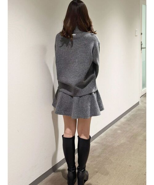 MERCURYDUO（マーキュリーデュオ）の「【追加生産】メランジニットセットアップ（ワンピース・レディース・グレー/オフホワイト/ピンク・SMALL/MEDIUM）」の21枚目の写真