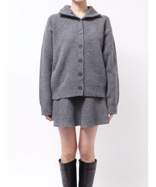 MERCURYDUO(マーキュリーデュオ)の「【追加生産】メランジニットセットアップ(ワンピース・レディース・グレー/オフホワイト/ピンク・SMALL/MEDIUM)」の18枚目の写真