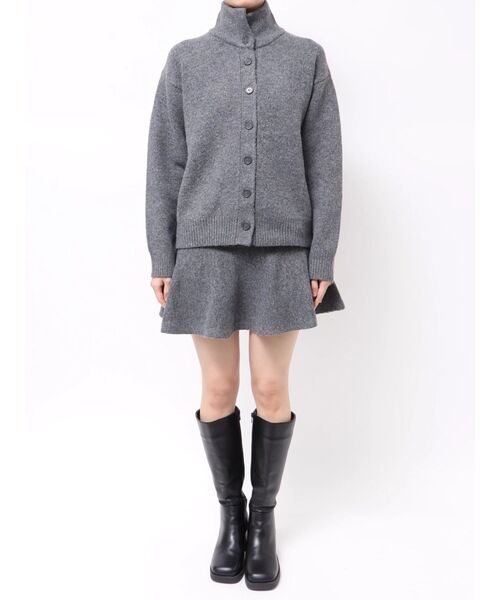 MERCURYDUO(マーキュリーデュオ)の「【追加生産】メランジニットセットアップ(ワンピース・レディース・グレー/オフホワイト/ピンク・SMALL/MEDIUM)」の19枚目の写真
