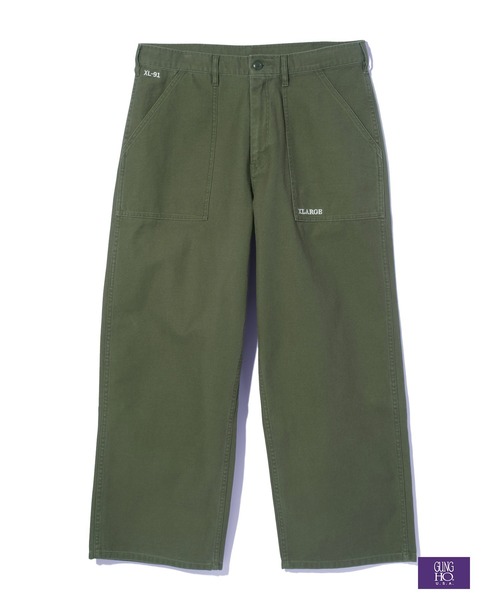 XLARGE（エクストララージ）の「XLARGE×GUNG-HO BAKER PANTS（その他パンツ・メンズ・オリーブ/カモフラージュ/ブラック・32inch/30inch/34inch/36inch）」の3枚目の写真