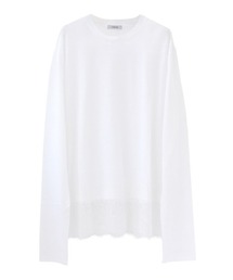 COUDRE（クードル）の「ヘムレースロンT（Tシャツ/カットソー）」