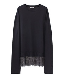 COUDRE（クードル）の「ヘムレースロンT（Tシャツ/カットソー）」