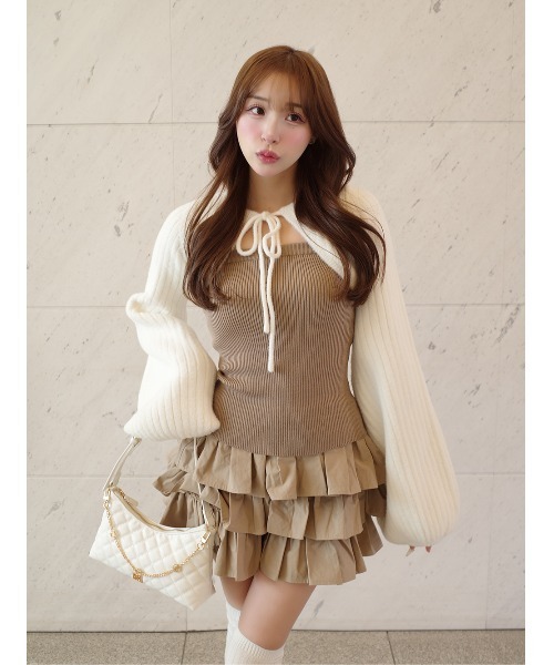 darich ティアードフリルミニワンピース ティアードフリルミニワンピース（ワンピース）｜Darich（ダーリッチ