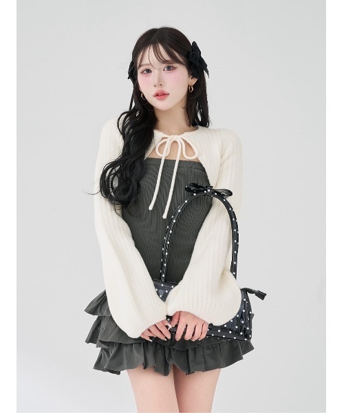 ティアードフリルミニワンピース（ワンピース）｜Darich（ダーリッチ