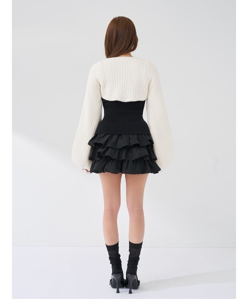 Darich（ダーリッチ）の「ティアードフリルミニワンピース（ワンピース