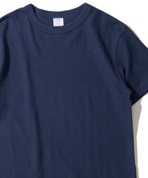 【JEMORGAN / ジェイモーガン】ワッフル クルーネック ショートスリーブ Tシャツ / サーマル カットソー