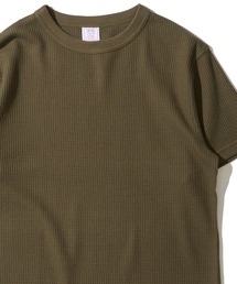 【JEMORGAN / ジェイモーガン】ワッフル クルーネック ショートスリーブ Tシャツ / サーマル カットソー