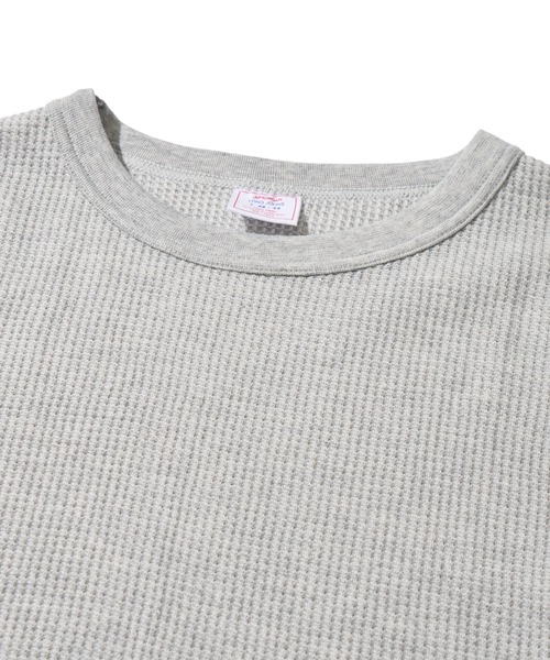 JEMORGAN(ジェーイーモーガン)の「【JEMORGAN / ジェイモーガン】ワッフル クルーネック ショートスリーブ Tシャツ / サーマル カットソー(Tシャツ/カットソー・メンズ・杢グレー/ナチュラル/ブラック/カーキ/ホワイト/ネイビー・MEDIUM/LARGE/X-LARGE)」の14枚目の写真