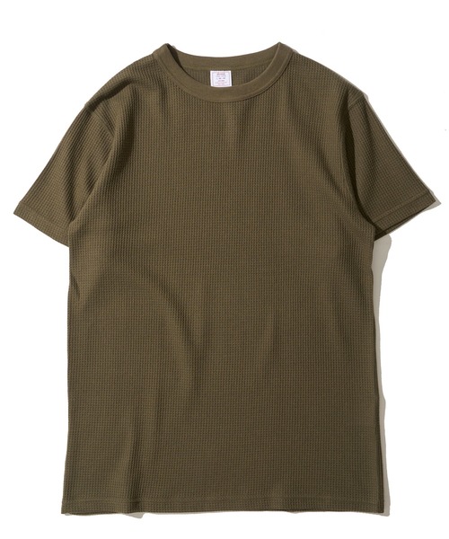 JEMORGAN(ジェーイーモーガン)の「【JEMORGAN / ジェイモーガン】ワッフル クルーネック ショートスリーブ Tシャツ / サーマル カットソー(Tシャツ/カットソー・メンズ・杢グレー/ナチュラル/ブラック/カーキ/ホワイト/ネイビー・MEDIUM/LARGE/X-LARGE)」の10枚目の写真