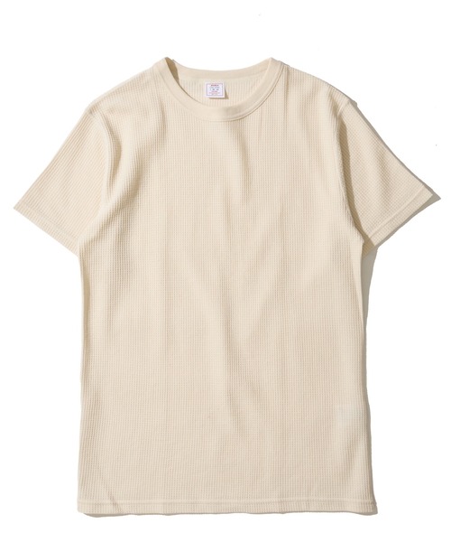 JEMORGAN(ジェーイーモーガン)の「【JEMORGAN / ジェイモーガン】ワッフル クルーネック ショートスリーブ Tシャツ / サーマル カットソー(Tシャツ/カットソー・メンズ・杢グレー/ナチュラル/ブラック/カーキ/ホワイト/ネイビー・MEDIUM/LARGE/X-LARGE)」の8枚目の写真