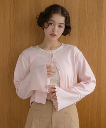 花柄 カーデ ボレロ クリーム レース 白 ピンク 赤 フード 古着 レア 甘め 楽天市場】ビンテージ ヴィンテージ（柄刺繍）（カーディガン・ボレロ