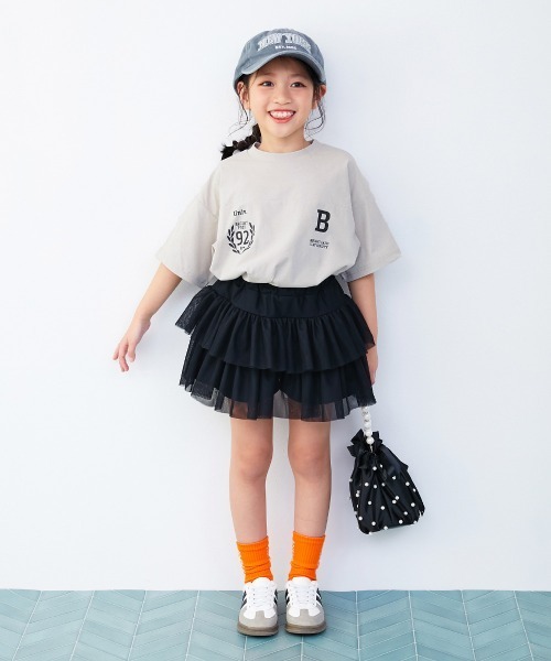 devirock(デビロック)の「【イージーウォッシュ】防汚 えらべるデザイン UVカット 半袖Tシャツ(セットアップ可能)(Tシャツ/カットソー・キッズ・グリーン系1/ブラック系2/ベージュ系1/ライトグレー系1/ブラック系1/パープル系1/ホワイト系1/ホワイト系2・100cm/110cm/120cm/130cm/140cm/150cm/160cm)」の15枚目の写真