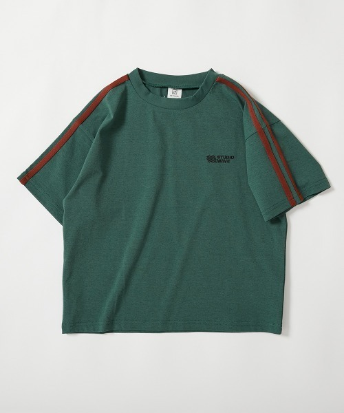 devirock(デビロック)の「【イージーウォッシュ】防汚 えらべるデザイン UVカット 半袖Tシャツ(セットアップ可能)(Tシャツ/カットソー・キッズ・グリーン系1/ブラック系2/ベージュ系1/ライトグレー系1/ブラック系1/パープル系1/ホワイト系1/ホワイト系2・100cm/110cm/120cm/130cm/140cm/150cm/160cm)」の22枚目の写真