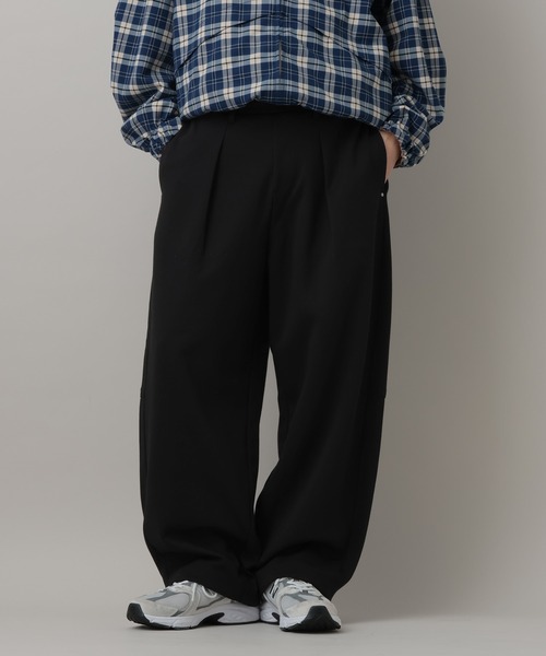 RAGEBLUE（レイジブルー）の「Curve Buggy Sweat Easy Pants/カーブイージースウェットパンツ（スウェットパンツ・メンズ・ブラック/グレー系その他・MEDIUM/LARGE）」の2枚目の写真