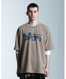 AAMBITION（アアンビション）の「ヴィンテージエインシェントグラフィックTシャツ（ベージュ）（Tシャツ/カットソー）」