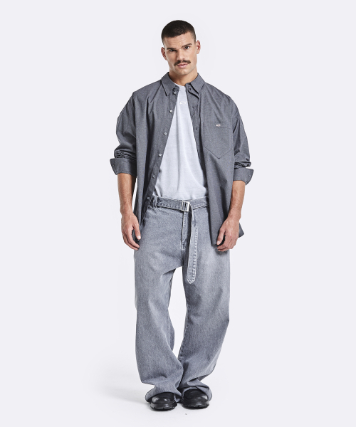 51%（フィフティーワンパーセント）の「Diagonal shirt - grey（シャツ/ブラウス・メンズ・その他・L/M）」の5枚目の写真