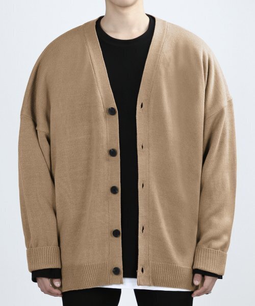 VERYVAIN(ベリベーン)の「OVERING SMART CARDIGAN (ORIGIN BEIGE)(カーディガン/ボレロ・メンズ・その他・ONE SIZE)」の1枚目の写真