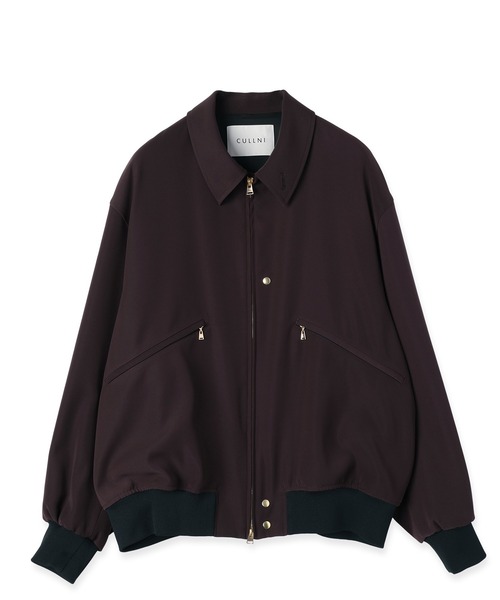 CULLNI（クルニ）の「Dry Twill Zip Pocket Blouson（ブルゾン・メンズ・ネイビー/マルーン/ブラック/グレー・1/2/0）」の15枚目の写真