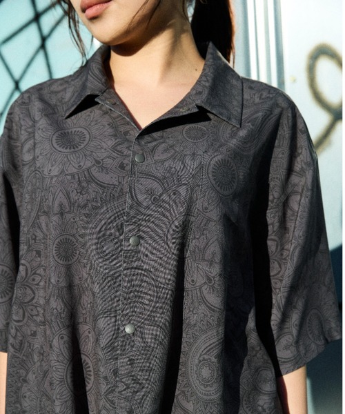 ムラサキスポーツ（ムラサキスポーツ）の「DEAR LAUREL/ディアローレル VACATION SHIRT 【水陸両用】半袖シャツ DL26S-2403（シャツ/ブラウス・メンズ・ネイビー/ホワイト/レッド/ブラック/グレー・M/L/XL）」の3枚目の写真
