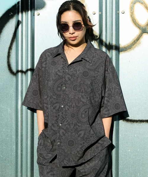 ムラサキスポーツ(ムラサキスポーツ)の「DEAR LAUREL/ディアローレル VACATION SHIRT 【水陸両用】半袖シャツ DL26S-2403(シャツ/ブラウス・メンズ・ネイビー/ホワイト/レッド/ブラック/グレー・M/L/XL)」の13枚目の写真
