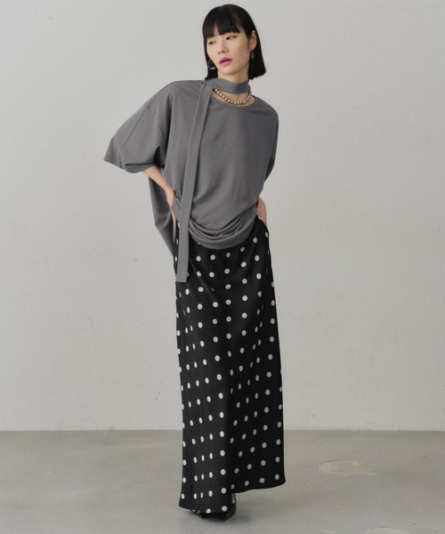 yae（ヤエ）の「Polka dot skirt / ポルカドットスカート（スカート・レディース・ホワイト/ブラック・36/38）」の17枚目の写真