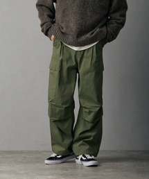 improves | ワイド カーゴ ミリタリーパンツ(チノパンツ)