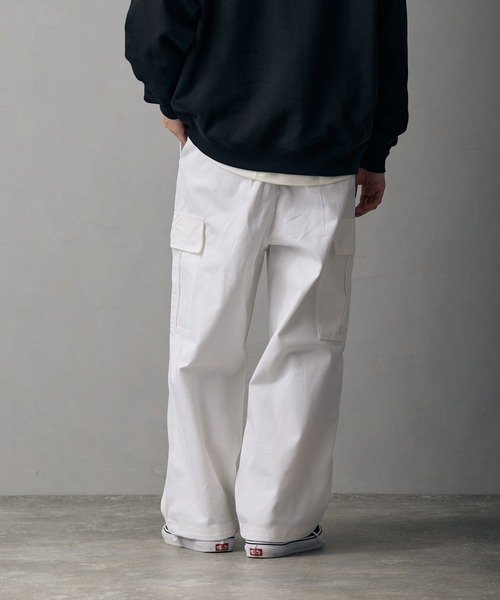 improves（インプローブス）の「ワイド カーゴ ミリタリーパンツ（チノパンツ・メンズ・ベージュ/ホワイト/カーキ/ブラック・LARGE/MEDIUM/SMALL）」の19枚目の写真