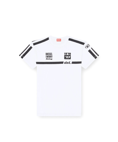DIESEL(ディーゼル)の「メンズ Tシャツ T-NORM-V12(Tシャツ/カットソー・メンズ・ホワイト/グリーン系その他・X-SMALL/XX-LARGE/SMALL/X-LARGE/LARGE/MEDIUM/XXX-LARGE)」の9枚目の写真