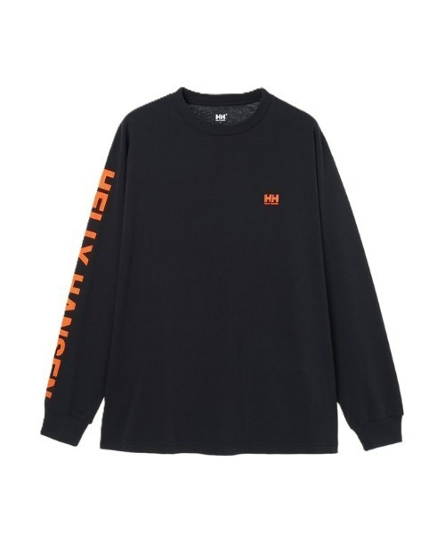 HELLY HANSEN（ヘリーハンセン）の「【HELLY HANSEN】L/S Letter Tee（Tシャツ/カットソー・メンズ・ブルー/ブラック/ホワイト・LARGE/X-LARGE/MEDIUM）」の2枚目の写真