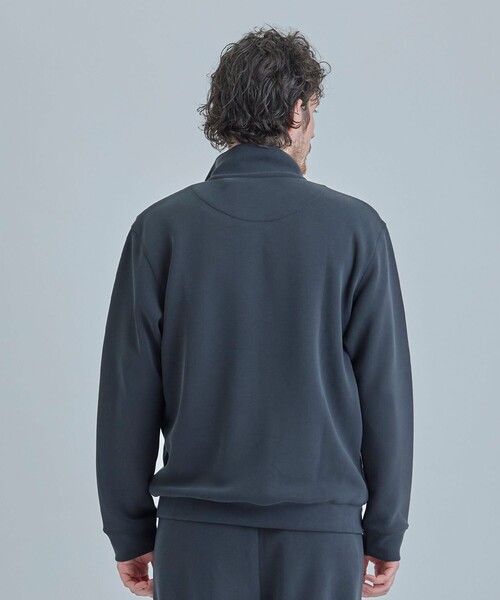 MEN'S BIGI(メンズビギ)の「スエードタッチ ダンボールスタンドジップアウター(スウェット・メンズ・ブラック・02/03)」の16枚目の写真