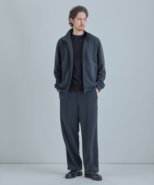 MEN'S BIGI(メンズビギ)の「スエードタッチ ダンボールスタンドジップアウター(スウェット・メンズ・ブラック・02/03)」の17枚目の写真