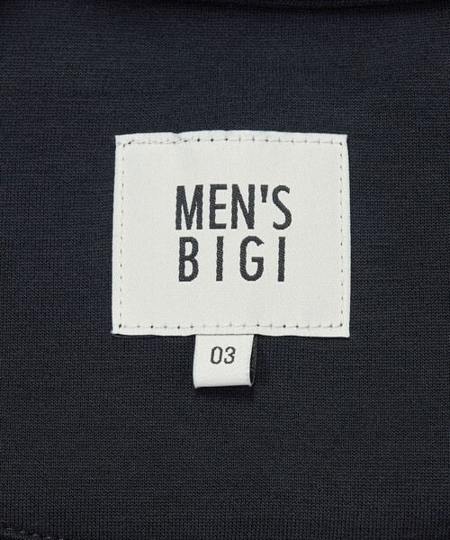 MEN'S BIGI(メンズビギ)の「スエードタッチ ダンボールスタンドジップアウター(スウェット・メンズ・ブラック・02/03)」の19枚目の写真