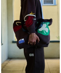 NBA（エヌビーエー）の「Jacquard Knit Carryall Bag（トートバッグ）」
