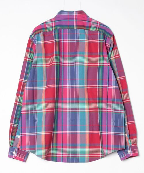 POLO RALPH LAUREN(ポロ ラルフ ローレン)の「クラシック フィット チェック オックスフォード ワークシャツ(シャツ/ブラウス・メンズ・レッド・L/M/S/XL/XS/XXL)」の8枚目の写真